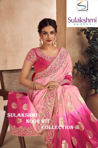NOOR HIT COLLECTION BY SULAKSHMI EMBROIDERY SAREE WHOLESALER IN INDIA